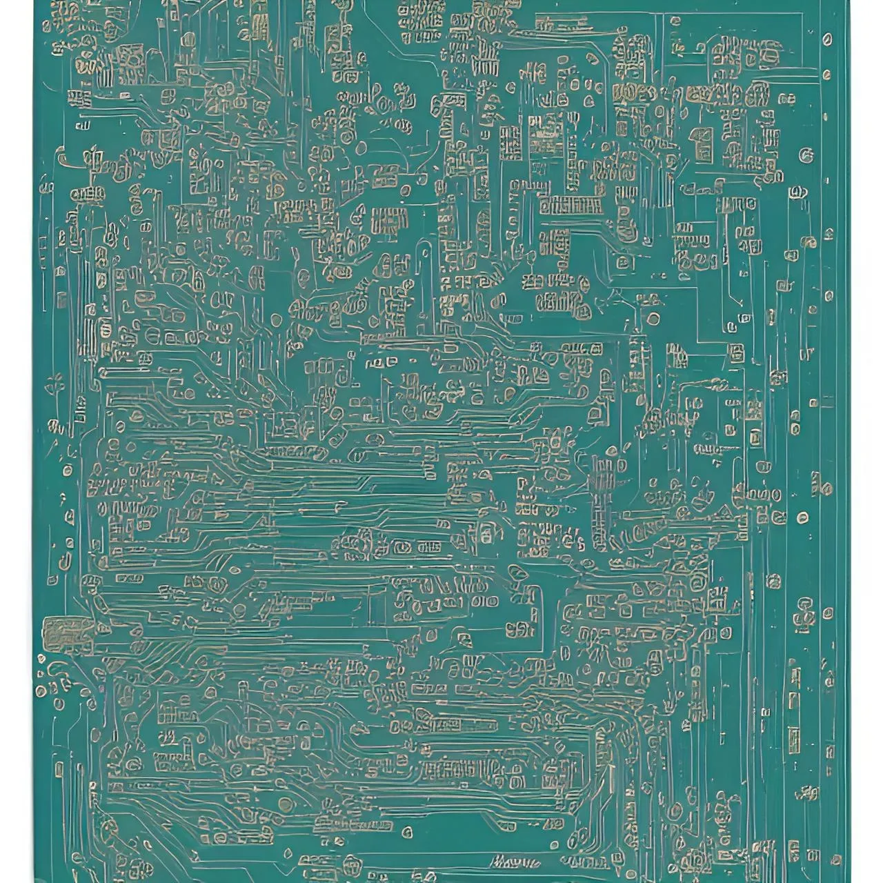 a close up of a computer circuit board