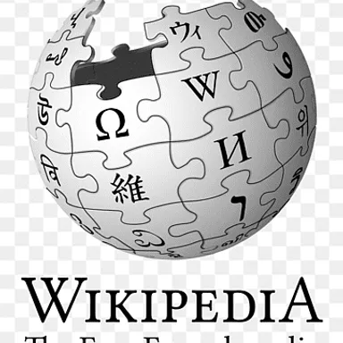 a puzzle ball with the word wikipedia on it