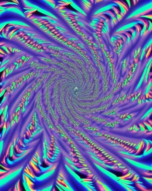 a computer generated image of a spiral design