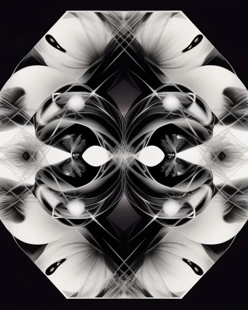 a black and white image of a flower