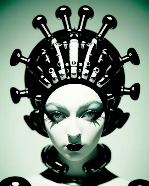 eyelash, art, font, headpiece, audio equipment, poster, event, fashion accessory, illustration, fictional character