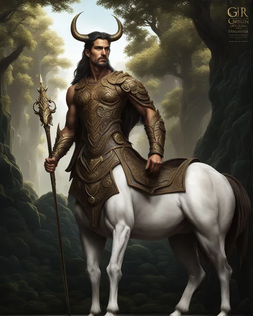 a painting of a man in armor on a horse
