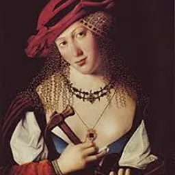 jael woman wearing a red hat