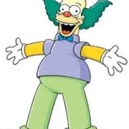 a cartoon character with green hair and green pants