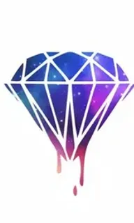 a diamond that is dripping out of it