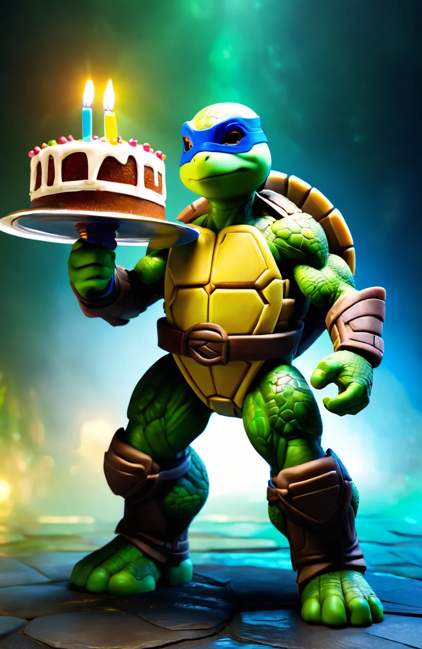 Happy Birthday, green, candle, toy, cartoon, gesture, fictional character, machine, bodybuilder, event, art