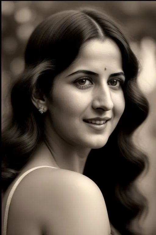 A black and white photo of a woman smiling softly, illuminated by a window at daybreak