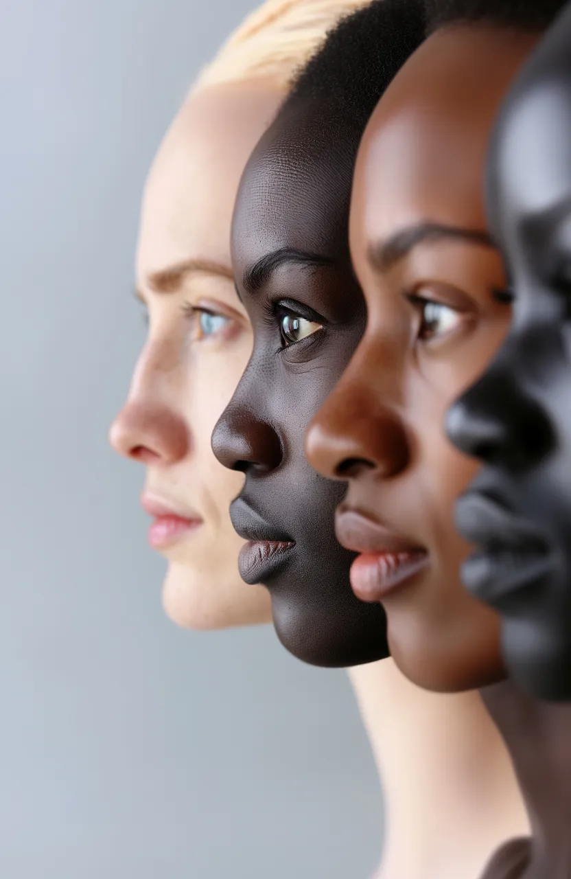 a group of women's faces with different shapes and sizes