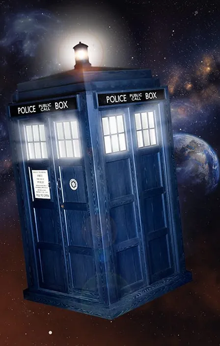 The tardis in the time vortex 