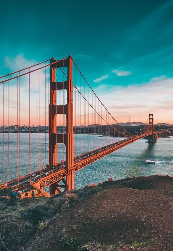 the golden gate bridge in san francisco, california