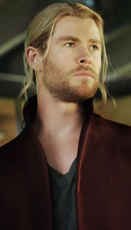 a man with long hair wearing a jacket