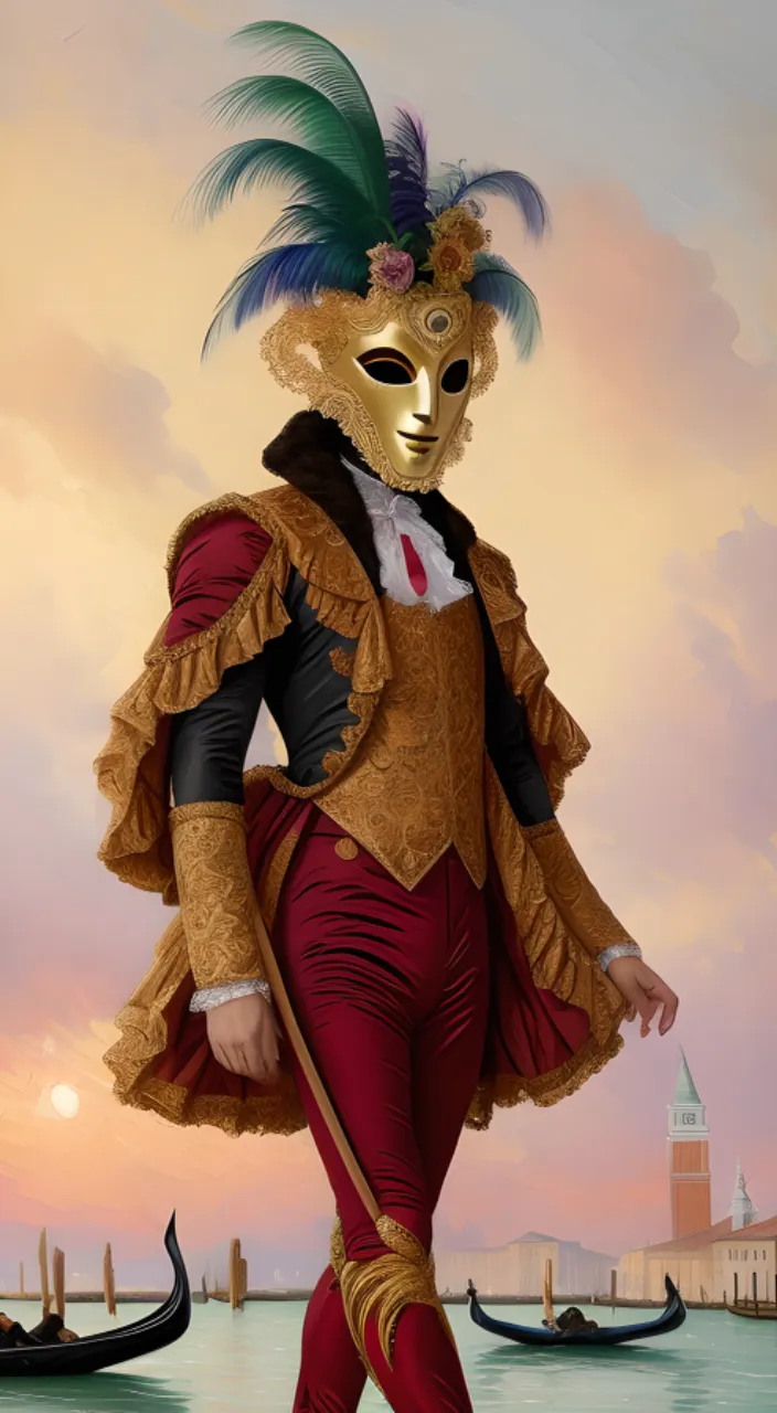 Venice carnival costume  