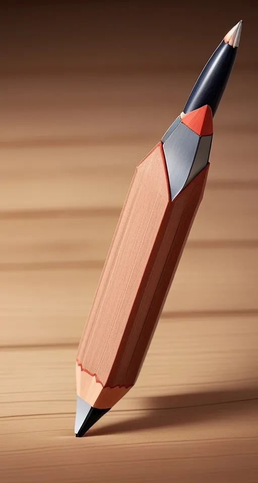 a pencil that is laying on a table