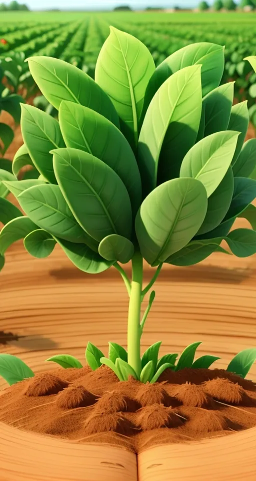 a plant growing out of a book in a field