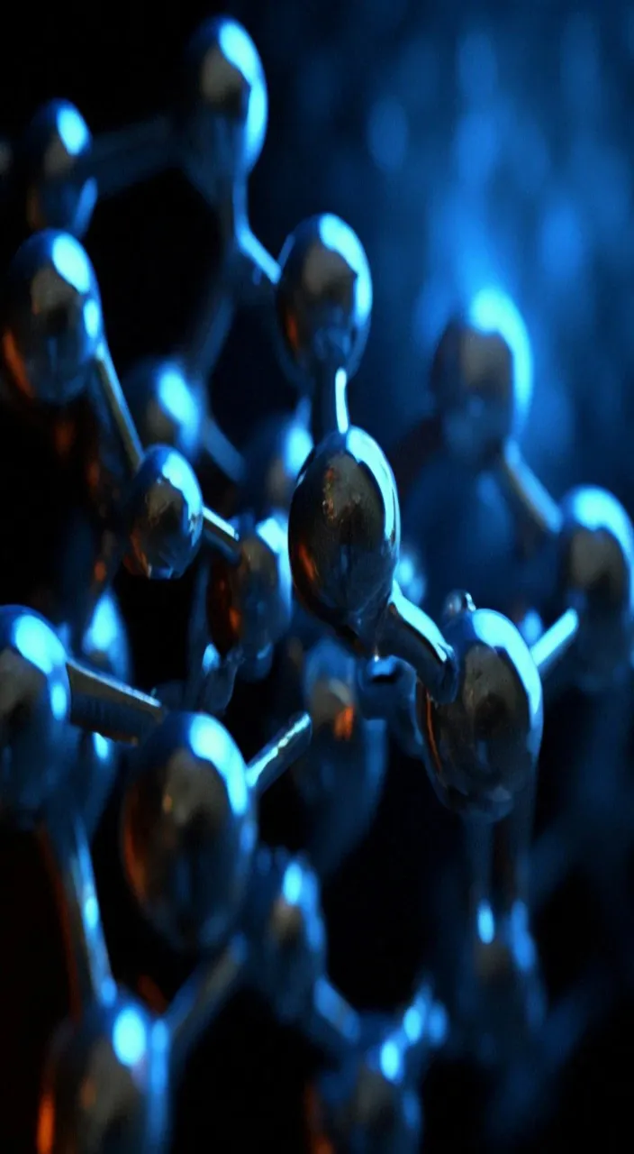 a close up of a structure made of metal balls, ultra hd, 8k