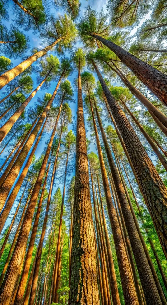 a forest filled with lots of tall trees