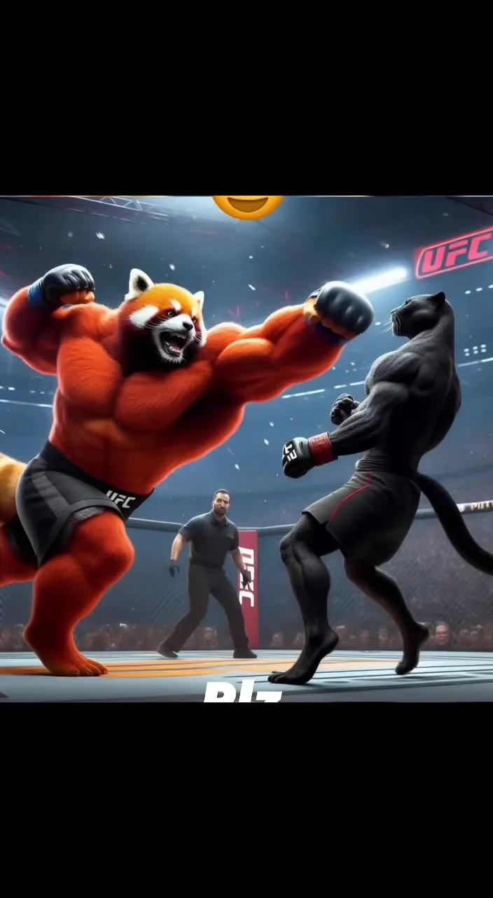 an animated image of two fighters in a boxing ring