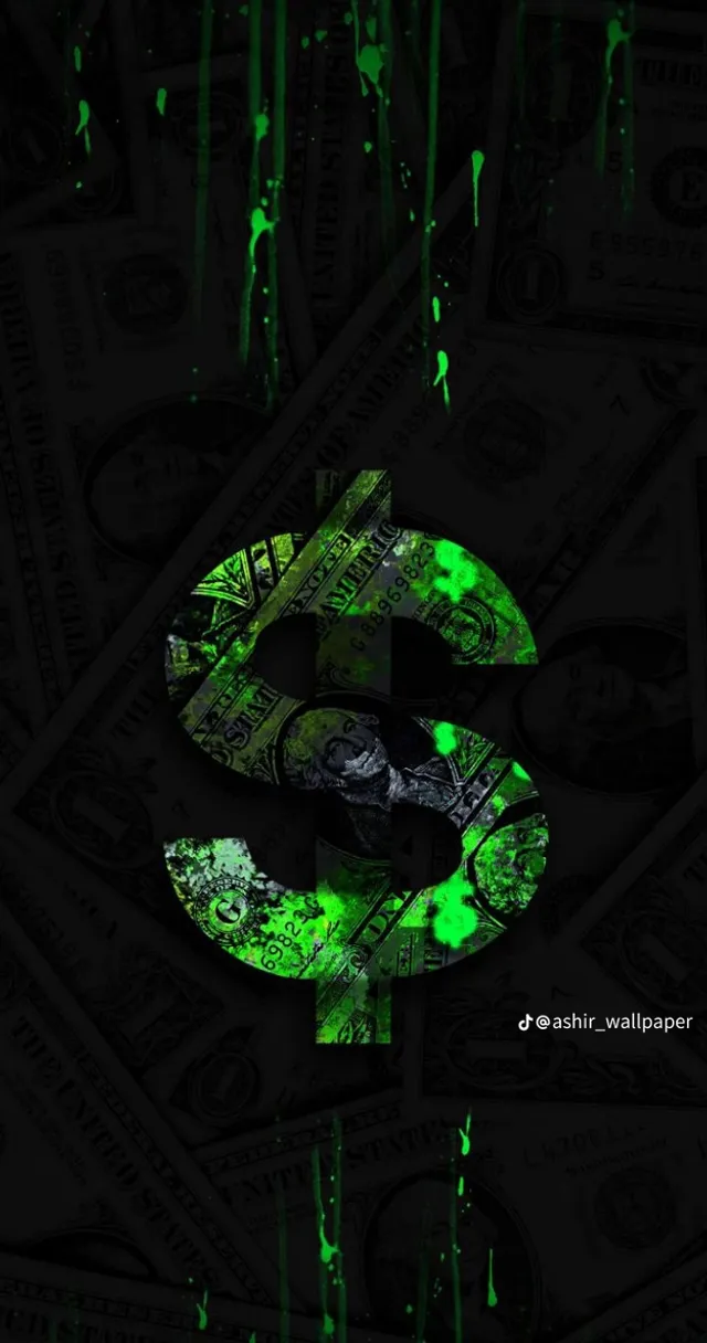 a green dollar sign on top of a pile of money