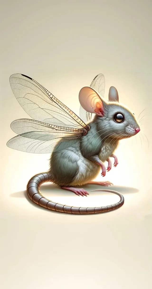 a mouse with a light on its head