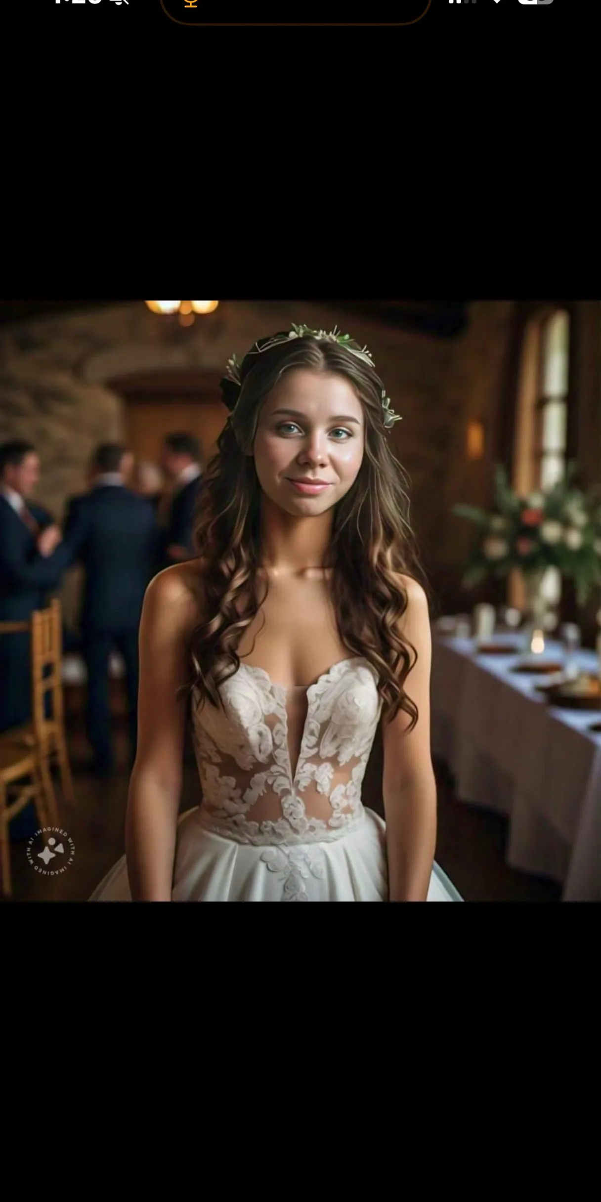 the girl waves her hand and smiles at the camera , advertising style