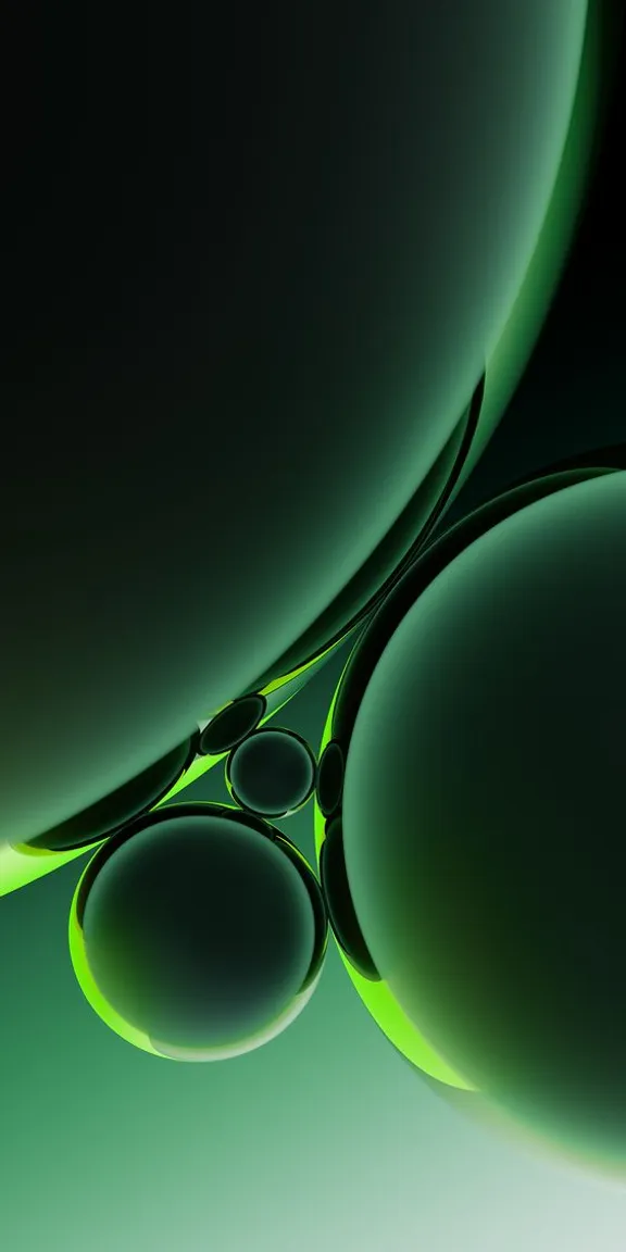 a close up of a cell phone with a green background