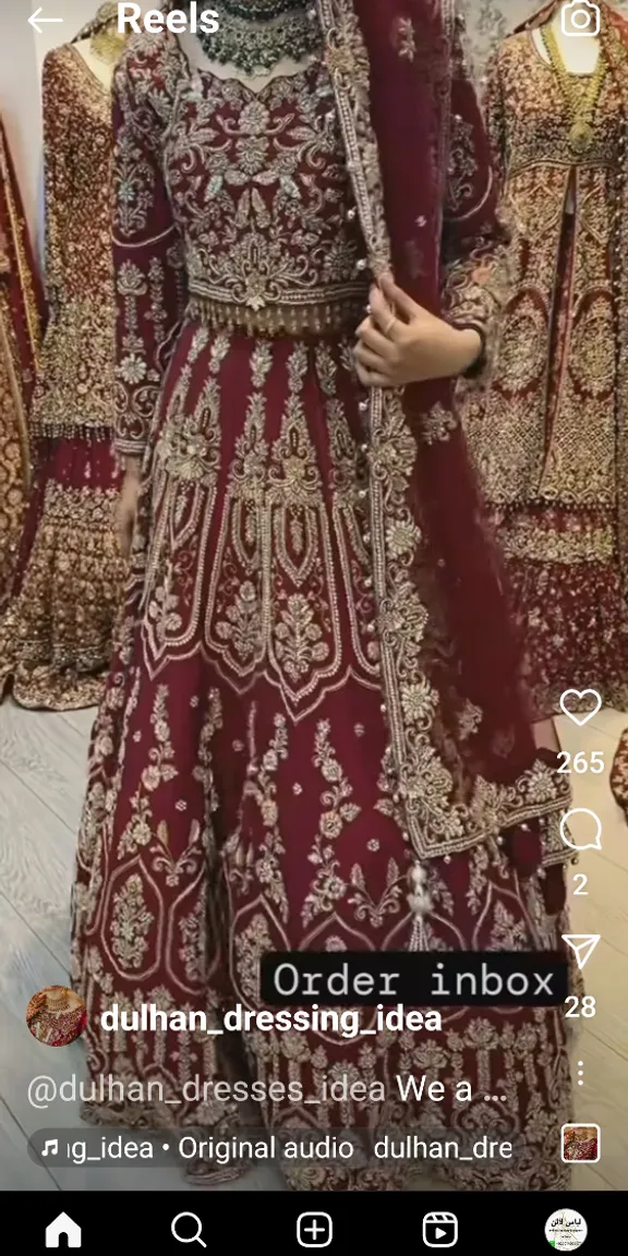 a woman in a red and gold wedding dress